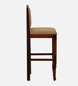 PU Leather <b>Bar</b> <b>Stool</b> Honey Oak Finish Counter <b>Height</b> Kitchen Furniture Handcrafted Durable <b>Adjustable</b> Metal Base Commercial Use - Product Image 5