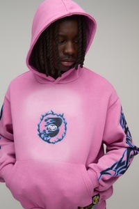 Conjunto Deportivo Personalizado para Hombre con Efecto Desgastado por el Sol, Sudadera con Capucha y Pantalones Deportivos de Algodón Grueso de Primera Calidad, Transpirable, de Alta Calidad, OEM y ODM - Product Image 3