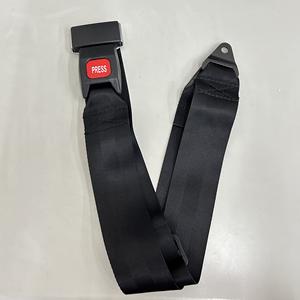 Cinturón de seguridad de 2 puntos para silla de ruedas eléctrica CTM HS3500 y sillas de movilidad HS1000, ajustable, rojo, con botón pulsador, de poliéster - Product Image 3