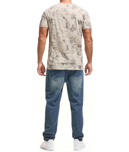 T-shirt décontracté pour homme, best-seller, 100 % coton tricoté, manches courtes, imprimé, anti-boulochage, écologique, fabriqué au Bangladesh - Product Image 2