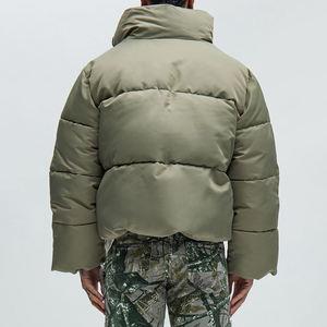 Custom Puffer Jacket <b>Bubble</b> <b>Coat</b> Thick Down Nylon Polyester Material Padded Winter Custom Puffer Jacket for Men's Customized - Product Image 2