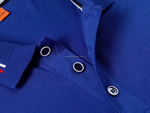 Camisetas de hombre de algodón 100% de alta calidad Polo Casual Slim Fit camisas de algodón de diseño básico Camiseta de cuello Polo - Product Image 3