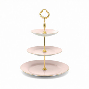 Base para Pastel de Metal Esmaltado y Chapado en Oro, Molde de Resina Epoxi, Herramientas para Pasteles para Bodas, Navidad, Cumpleaños y Ocasiones Especiales - Product Image 1