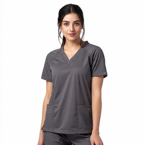 ชุดยูนิฟอร์มสำหรับกรูมมิ่งสัตว์เลี้ยง เสื้อผ้าสำหรับกรูมเมอร์สัตว์เลี้ยง แขนสั้น ชุดกรูมมิ่งสุนัข เสื้อกันน้ำสำหรับร้านขายสัตว์เลี้ยง เสื้อคลุมระบายอากาศ - Product Image 3