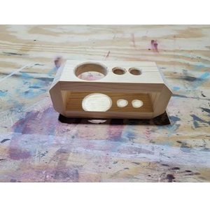 Tooth <b>Brush</b> Stand for Bathroom Countertop New Design Natural Wood Toothbrush Holder Best Handcrafted Item - Product Image 2