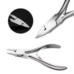Coupe-ongles professionnel en acier inoxydable à mâchoires plates, ouverture large de 12,5 mm, lame tranchante pour le soin des ongles des doigts, usage adulte - Product Image 3