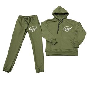 Ensemble sweat-shirt et pantalon de survêtement pour homme, tailles plus, couleurs personnalisées, hiver, haute qualité, unisexe, vente en gros - Product Image 3