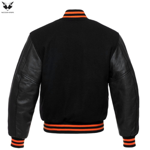 Vestes universitaires en cuir PU pour hommes, confortables et très vendues, vêtements de mode masculine de la plus haute qualité - Product Image 2