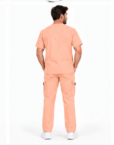 Ensemble de 3 pièces d'uniformes médicaux respirants pour infirmières, avec veste à manches longues, pour équipes hospitalières, pharmaceutiques et chirurgicales - Product Image 4