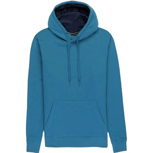Pull en molleton de coton de haute qualité pour hommes, sweats à capuche personnalisés multicolores à motif solide pour l'hiver - Product Image 1