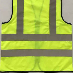 Dernière Gilette de sécurité blanche personnalisée avec logo et poches pour le travail et la construction – Vestes de sécurité personnalisées avec poches - Product Image 6