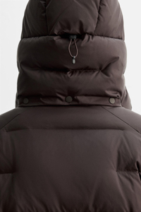 Nouvelle veste d'hiver matelassée à col haut et manches longues avec logo personnalisé, poignets élastiques, poches latérales zippées discrètes, idéale pour l'extérieur - Product Image 6