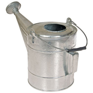 Regadera metálica para jardín con acabado natural, regadera galvanizada con tapa extraíble, regadera de hierro con acabado natural. - Product Image 5