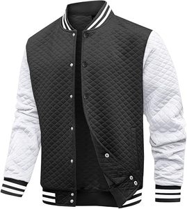 Men's Casual Spring Satin Windbreaker 100% Cotton <b>Waterproof</b> Breathable Quick Dry <b>Thin</b> Athletic Varsity <b>Jacket</b> Front Logo - Product Image 3