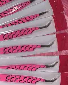 แหนบต่อขนตา DANTRIC IMPLANTS TI-975 สีชมพู ลายขนตา สแตนเลสสตีล ปลายเรียบ แม่นยำ ป้องกันไฟฟ้าสถิต สำหรับต่อขนตาแบบเส้นต่อเส้น - Product Image 1