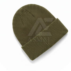 Bonnet d'hiver tendance en 100 % laine de couleur unie, fabriqué dans la meilleure matière, bonnet le plus vendu en promotion - Product Image 3