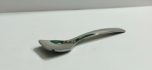 Cuillère en acier inoxydable pour Shilajit, finition argentée, cuillère doseuse ayurvédique pour résine, outil réutilisable pour compléments à base de plantes - Product Image 4