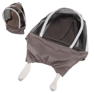 Voile de protection pour apiculteur en maille respirante et ventilée, résistante à la chaleur, protection anti-abeilles à 3 couches, manches en polyester, coupe standard - Product Image 2