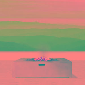 12\" H Natural Concrete Outdoor <b>Fire</b> <b>Pit</b> <b>Table</b> CM 1010C - Product Image 3