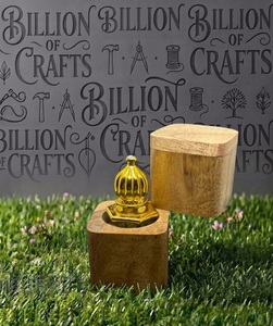 Boîte à parfum en bois, porte-flacon d'attar d'oud, rangement pour huiles essentielles, emballage cadeau - Product Image 3