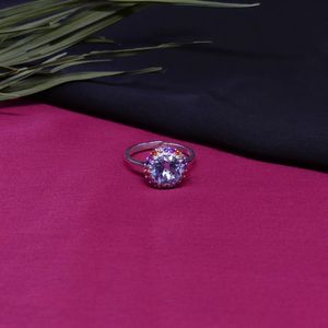 Anillo Clásico de Plata de Ley 925 con Topacio Azul y Topacio Multicolor, Joyería Plateada para Mujer, Ideal para Bodas - Product Image 6