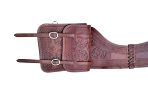 Bolsa de Sillín para Caballo Estilo Western, de Cuero Premium con Hebilla de Latón, Hecha a Mano, de Cuero Genuino, para Equitación y Senderismo - Product Image 3