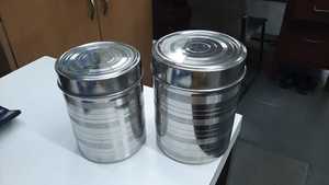 Stainless Steel Eco-Friendly Tea <b>Coffee</b> Sugar Canisters Set Airtight Lidded Minimalist Design for Food Storage <b>Table</b> Top Use - Product Image 4