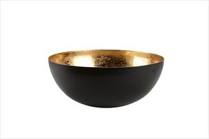 Cuenco de cobre para servir, hecho a mano, con base martillada y interior acanalado. - Product Image 2