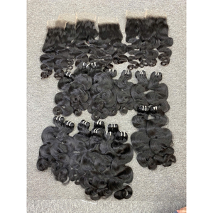 Paquetes ondulados para el cuerpo Directo de fábrica Remy Virgin Raw Weaving Compre más Obtenga más descuento Chino vietnamita - Product Image 6