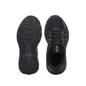 Calzado de senderismo resistente de color negro para hombre, zapatos duraderos para exteriores, zapatillas de trekking con cordones y buen agarre. - Product Image 2