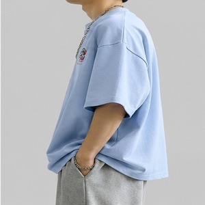 เสื้อยืดโอเวอร์ไซส์ผู้ชาย ดีไซน์ล่าสุด ผ้าคอตตอนพรีเมียม รับสกรีนลาย สตรีทแวร์ แฟชั่นฤดูร้อน เสื้อยืดโอเวอร์ไซส์ผู้ชาย - Product Image 4