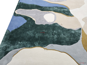 Ấn Độ Nhà Cung Cấp Cao Cấp 3D Tufted Nhiều Màu Tay Tufted Thảm Mềm Mại Và Sang Trọng Len Và Bông Lụa Handmade Khu Vực Thảm Khách Sạn - Product Image 5