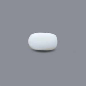 Natural White Coral Loose Stone 4.5 Carat Certified Fine Gemstone - Product Image 2