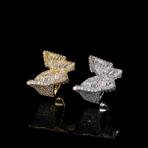 Square Shape Iced Out <b>Ring</b> Vss Moissanite <b>Mens</b> <b>Rings</b> Hip Hop Jewelry 925 <b>Silver</b> <b>Rings</b> Custom Size For Unisex - Product Image 3