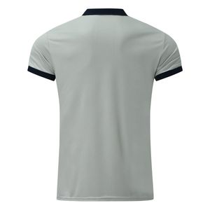 Business New Style Short-Sleeved Men's <b>T</b> <b>Shirt</b> With <b>Collar</b> Casual Pure Color Fashionable Embroidery <b>T</b>-<b>Shirt</b> - Product Image 1