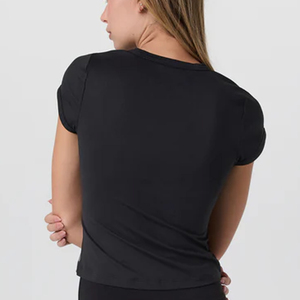 T-shirt femme en tissu respirant, léger, pour usage quotidien, coupe ajustée, collection été / Service OEM, design économique. - Product Image 6