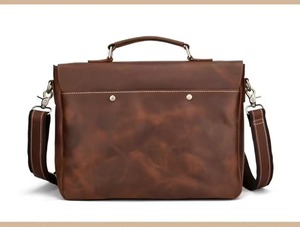 Sac à bandoulière en cuir pour ordinateur portable, sacoche de bureau exécutive, sac à main pour homme, porte-documents LLB-0356 - Product Image 3