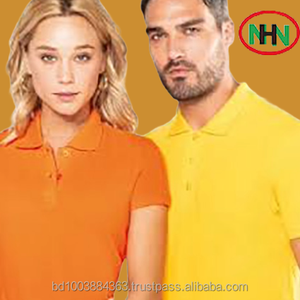 Vente en gros en ligne de polos de golf pour hommes en coton 100% uni, légers, de couleur unie, uniformes, hauts, automne/hiver, Bangladesh - Product Image 5