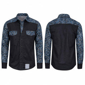 Chemise de travail FRC idéale pour le soudage et les travailleurs pétroliers, style western, chemise à manches longues pour homme, résistante aux flammes, style western, deux poches, fermeture à boutons-pression - Product Image 1
