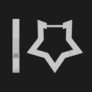 Pendientes de Flor Geométrica KRISHNAM JEWELS, Plata de Ley 925, Chapados en Oro, Joyería Moderna Minimalista, Regalo para Fiesta - Product Image 1