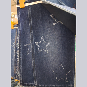 High Waist Straight Leg Denim Jeans With Glitter Print <b>Sequined</b> Distressed Wash Casual Vintage Style Full Length Women's <b>Pants</b> - Product Image 5