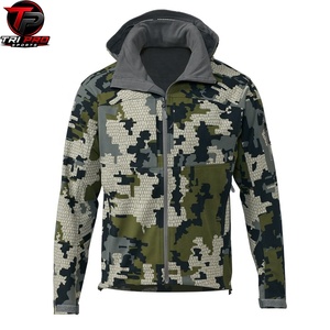 Veste Softshell de Chasse pour Hommes de Haute Qualité avec Capuche Réglable, Fermeture Éclair Intégrale, Design Multi-Poches, Veste Légère - Product Image 1