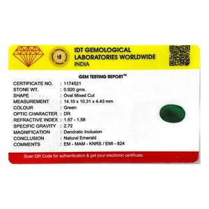 Natural Zambian Emerald Loose Gemstone 4.6 Carat Pear Cut Certified Wholesale - Product Image 4