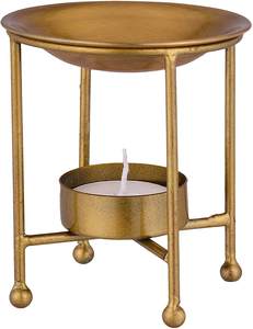 Quemador de Aceite Esencial Decorativo de Metal, Hecho a Mano, Ecológico, de Alta Calidad, Estilo Antiguo, Capacidad de 4 Pulgadas | - Product Image 4