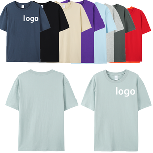 Camisetas de Algodón Personalizadas al por Mayor, Elegantes, de Manga Corta, Unisex, Cuello Redondo, 220g, Diseño en Blanco, Casuales, Transpirables, Sostenibles, Tallas Grandes - Product Image 1