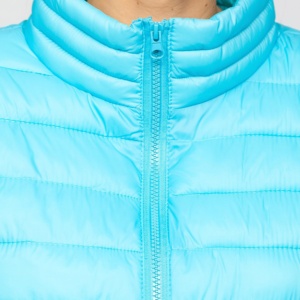 Chaquetas largas de invierno para mujer, Color azul cielo, OEM, venta al por mayor - Product Image 4