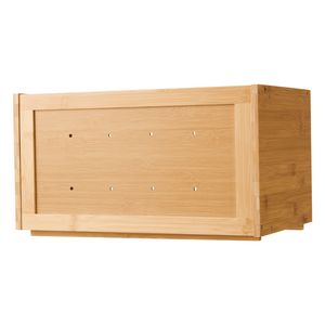 Contenitore per Pane in Bambù di Grande Capacità, Organizzatore da Cucina, Portapane in Legno Stile Rustico per Pane Fatto in Casa - Product Image 1