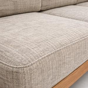 Mid-Century Modern Slatted Wood 3 Seater <b>Sofa</b> | Japanese Minimalist Solid Oak <b>Bench</b> Couch | Designer Low-Profile 3 seater <b>sofa</b> - Product Image 3