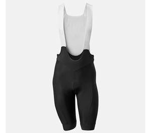 Cuissard de cyclisme ajusté pour homme, noir et blanc, en Spandex et Nylon, anti-humidité, longueur courte - Product Image 2