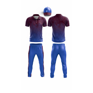 Sublimation <b>Cricket</b> Jersey and Pants Full Team Uniform | Men Women Youth <b>Cricket</b> Wears Polo Shirt and Trouser Full Team Outfit - Product Image 2